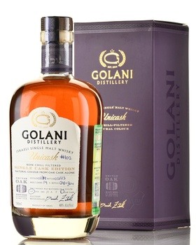 Golani Unicask Nectar Oak Single Malt - виски Голани Уникаск Нектар Оак Сингл Молт 0.7 л в п/у