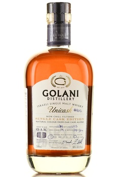 Golani Unicask Nectar Oak Single Malt - виски Голани Уникаск Нектар Оак Сингл Молт 0.7 л в п/у