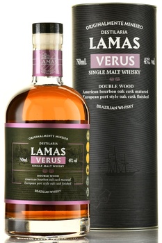 Lamas Verus Double Wood - виски Ламас Верус Дабл Вуд 0.75 л в тубе