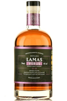 Lamas Verus Double Wood - виски Ламас Верус Дабл Вуд 0.75 л в тубе