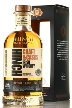 Hinch Irish Whiskey Craft and Casks Imperial Stout Casks Finish - виски Хинч Айриш Виски Крафт энд Каскс Империал Стаут Каск Финиш 0.7 л в п/у