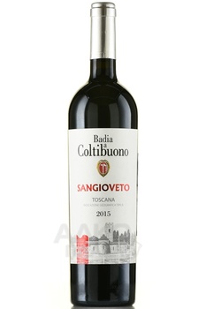 Badia a Coltibuono Sangioveto Toscana - вино Бадия А Кольтибуоно Санджовето Тоскана 2015 год 0.75 л красное сухое