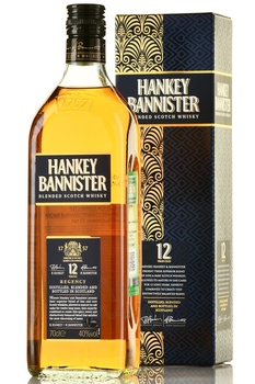 Hankey Bannister 12 years old gift box - виски Хэнки Бэннистер 12 лет 0.7 л п/у