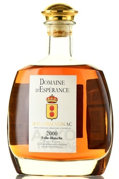 Domaine d’Esperance Blanche 2000 - арманьяк Фолль-Бланш Домен д’Эсперанс 2000 года 0.7 л