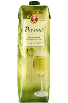 Vino Zupa Series Uno Rizling - вино Зупа Серия Уно Рислинг 1 л сухое белое