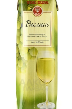 Vino Zupa Series Uno Rizling - вино Зупа Серия Уно Рислинг 1 л сухое белое