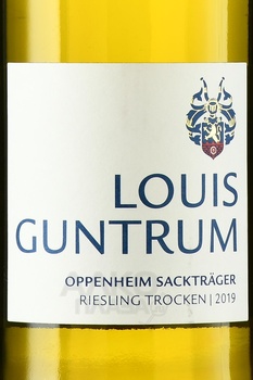 Louis Guntrum Oppenheim Sacktrager Riesling - вино Луис Гунтрум Оппенхайм Зактрегер Рислинг 0.75 л белое сухое