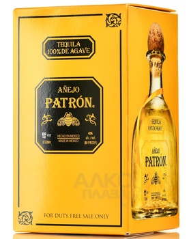 Patron Anejo - текила Патрон Аньехо 1 л в п/у