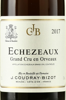 Echezeaux Grand Cru En Orveaux - вино Эшезо Гран Крю ан Орво 2017 год 0.75 л красное сухое