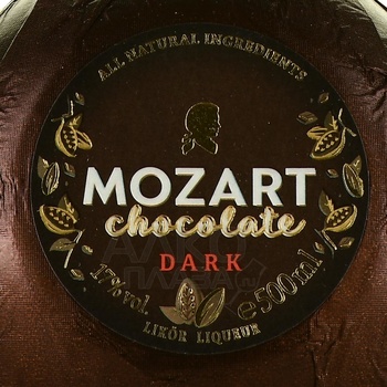 Mozart dark chocolate - ликер Мозарт с черным шоколадом 0.5 л