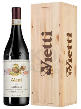 Vietti Barolo Castiglione - вино Вьетти Бароло Кастильоне в д/у 2019 год 0.75 л красное сухое