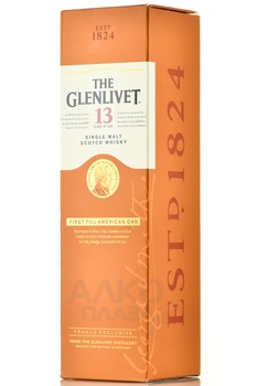 Glenlivet 13 Years Old - виски Гленливет 13 лет 0.7 л в п/у