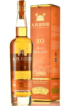 A.H. Riise XO Reserve Single Barrel gift box - ром А.Х. Риисе ХО Резерв Сингл Барел в п/у 0.7 л