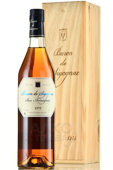 Baron de Sigognac 1975 - арманьяк Барон де Сигоньяк 1975 год 0.7 л в д/у