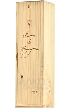 Baron de Sigognac 2004 - арманьяк Барон де Сигоньяк 2004 год 0.7 л в д/у