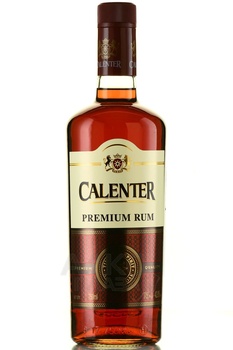 Calenter Premium - ром Калентер Премиум 0.75 л в п/у + бокал