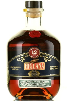 Higuana Extra Anejo Gran Reserva 12 - ром Игуана Экстра Аньехо Гран Резерва 12 0.7 л