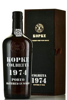 Porto Kopke Colheita 1974 - портвейн Копке Колейта 1974 год 0.75 л в д/у