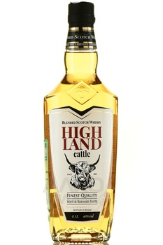 Highland Cattle - виски купажированный Хайлэнд Кэттл 0.5 л