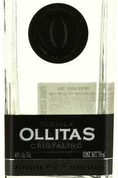 Ollitas Cristalino Reposado - текила Ольитас Кристалино Репосадо 100% Агава 0.75 л в п/у