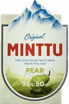 Minttu Pear - ликер Минтту Груша 0.5 л