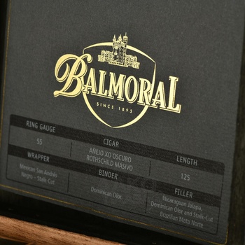 Balmoral Anejo XO Oscuro Rothschild - сигары Балморал Аньехо ХО Оскуро Ротшильд