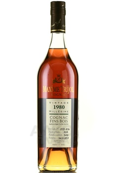 Maxime Trijol Fins Bois 1980 - коньяк Максим Трижоль Фин Буа 1980 год 0.7 л в д/у