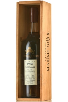 Maxime Trijol Petite Champagne 1973 - коньяк Максим Трижоль Птит Шампань 1973 год 0.7 л в д/у