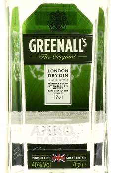 Greenalls - джин Гриноллз 0.7 л