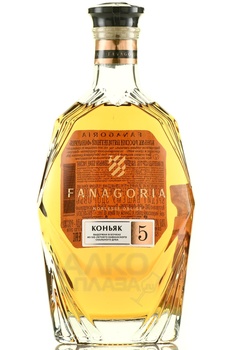 Fanagoria 5 years - коньяк Фанагория Пятилетний 0.5 л