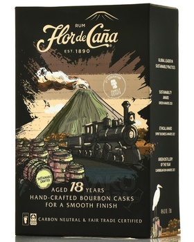 Flor de Cana Centenario Gold 18 years - ром Флор де Канья Сентенарио Голд 18 лет 0.75 л