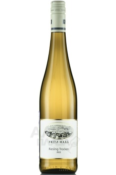 Fritz Haag Riesling Trocken - вино Фриц Хааг Рислинг Трокен 2021 год 0.75 л белое полусухое