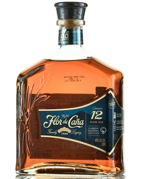 Flor de Cana 12 years - ром Флор де Канья 12 лет 0.75 л