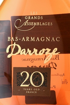 Bas-Armagnac Darroze Les Grands Assemblages 20 ans d’Age - арманьяк Баз-Арманьяк Дарроз Ле Гран Ассамбляж 20 лет 0.7 л в п/у декантер