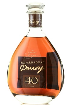 Darroze Bas-Armagnac Les Grands Assemblages 40 Ans d`Age decanter - арманьяк Дарроз Баз-Арманьяк Ле Гран Ассамбляж 40 лет 0.7 л в декантере