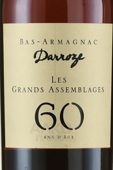 Darroze Bas-Armagnac Les Grands Assemblages 60 Ans d`Age - арманьяк Дарроз Баз-Арманьяк Ле Гран Ассамбляж 60 лет 0.7 л
