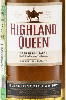 Highland Queen - виски Хайленд Куин 0.05 л
