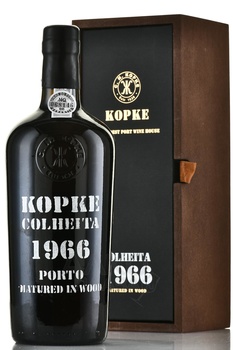 Kopke Colheita 1966 Wooden Box - портвейн Копке Колейта 1966 0.75 л в д/у