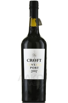 Croft Vintage 2007 Wooden Box - портвейн Крофт Винтаж 2007 0.75 л в п/у
