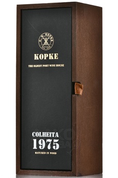 Porto Kopke Colheita Vintage 1975 Wooden Box - портвейн Копке Колейта Винтаж 1975 0.75 л в д/у