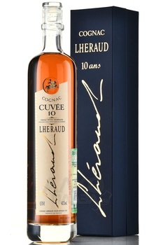 Lheraud Cuvee 10 - коньяк Леро Кюве 10 0.7 л