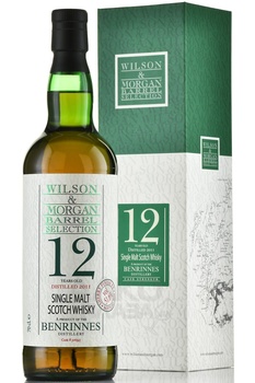 Wilson & Morgan Barrel Selection Benrinnes 12 Years Old Sherry Finish PX - виски Вилсон энд Морган Баррел Селекшн Бенриннес 12 лет Шерри Финиш ПХ 0.7 л в п/у