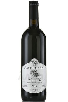 Mastrojanni San Pio Toscana IGT - вино Мастроянни Сан Пио Тоскана 0.75 л красное сухое