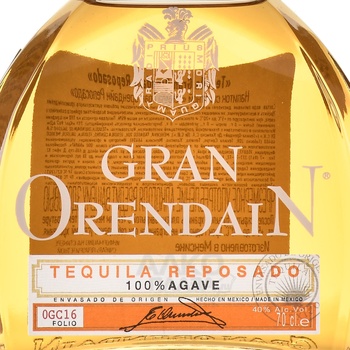Gran Orendain Reposado - текила Гран Орендайн Репосадо 0.7 л в п/у