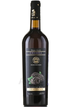 Vedi Alco Blackberry - вино Веди Алко Ежевика 0.75 л красное полусладкое
