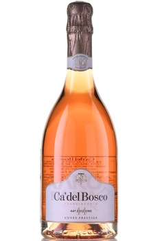 Ca`Del Bosco Franciacorta Cuvee Prestige Brut Rose - игристое вино Ка`Дель Боско Франчакорта Кюве Престиж Брют Розе 0.75 л