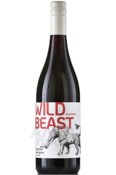 Wild Beast Cabernet Sauvignon Elepard - вино Уайлд Бист Каберне Совиньон Элепард красное сухое 0.75 л