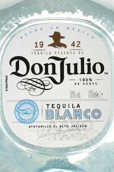 Don Julio Blanco - текила Дон Хулио Бланко 0.7 л