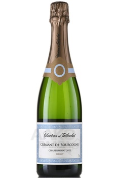 Chartron et Trebuchet Cremant de Bourgogne Chardonnay - вино игристое Шартрон э Требюше Креман де Бургонь Шардоне 2021 год 0.75 л белое брют