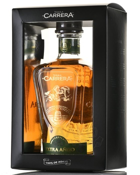 Carrera Extra Anejo - текила Каррера Экстра Аньехо 0.75 л в п/у